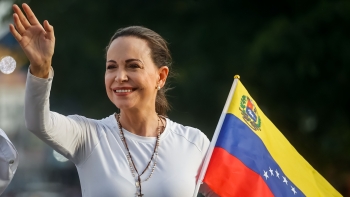 Imagem de Corina agradece a Trump por ter recebido Nobel da Paz (vídeo)