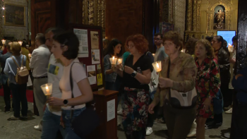 Imagem de Igreja do Colégio recuperou imagem da Senhora de Fátima (vídeo)