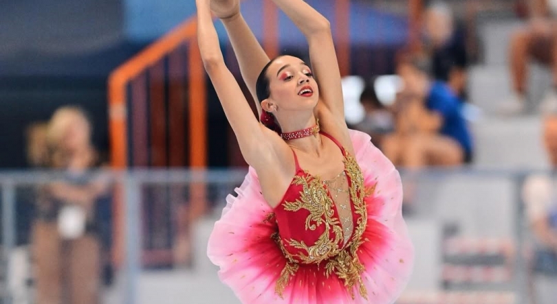 Imagem de Madalena Costa é campeã do mundo de seniores de patinagem artística