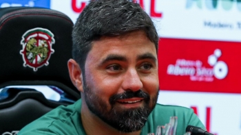 Imagem de Vítor Matos de saída do Marítimo