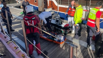 Imagem de Estação Salva-vidas efetua resgate médico ao largo do Funchal