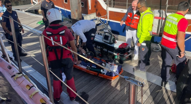 Imagem de Estação Salva-vidas efetua resgate médico ao largo do Funchal