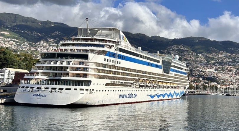 Imagem de AIDAbella traz dois mil passageiros para passar a noite na Madeira