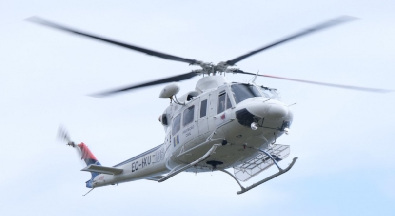 Imagem de Turista alemã resgatada pelo helicóptero