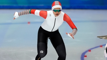 Imagem de Jéssica Rodrigues com novo máximo nacional na Taça do Mundo de patinagem no gelo