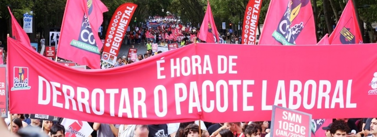 Imagem de CGTP marcou um protesto contra as alterações à lei laboral