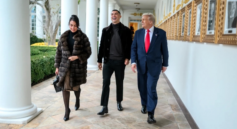 Imagem de Trump deixou elogios a Ronaldo (vídeo)