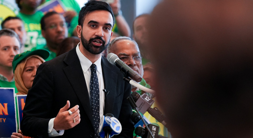 Imagem de Presidente eleito de Nova Iorque confirma que considera Trump “fascista”