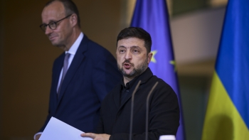 Imagem de Zelensky quer usar ativos russos para resistir à agressão de Moscovo