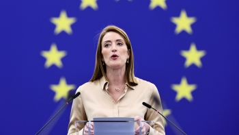 Imagem de Presidente do Parlamento Europeu promete que UE nunca abandonará defesa das liberdades