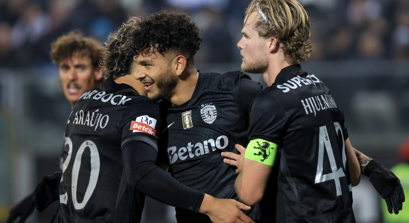 Imagem de Sporting traduz supremacia clara em goleada ao Vitória de Guimarães