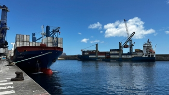 Imagem de Problema informático está a deixar centenas de contentores em terra (vídeo)