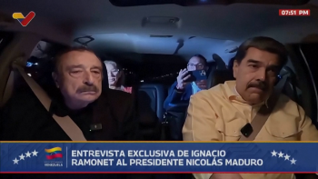 Imagem de Maduro pronto para discutir droga e petróleo com Trump (vídeo)