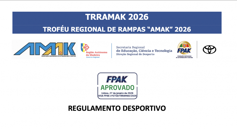 Imagem de Regulamento Desportivo de Rampas de 2026 com novidades