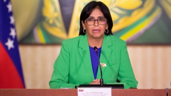 Imagem de Trump ameaça Delcy Rodríguez (vídeo)