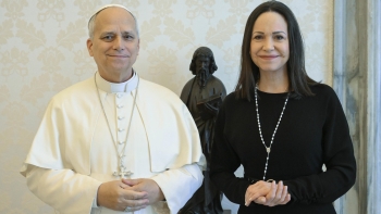 Imagem de Papa recebeu Maria Corína Machado (vídeo)