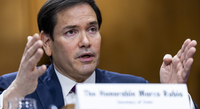 Imagem de Rubio confiante em solução negociada após promessa de Trump