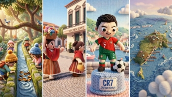 Imagem de Madeira retratada em tricô pela Inteligência Artificial (vídeo)