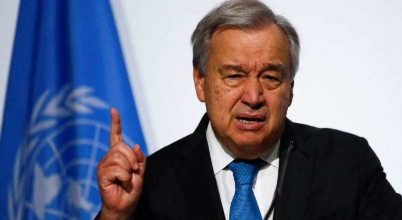 Imagem de Guterres considera horríveis números de mortes em protestos antigovernamentais