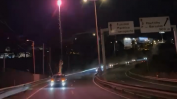 Imagem de Pessoa que lançou fogo de artifício na via rápida alvo de processo contraordenacional