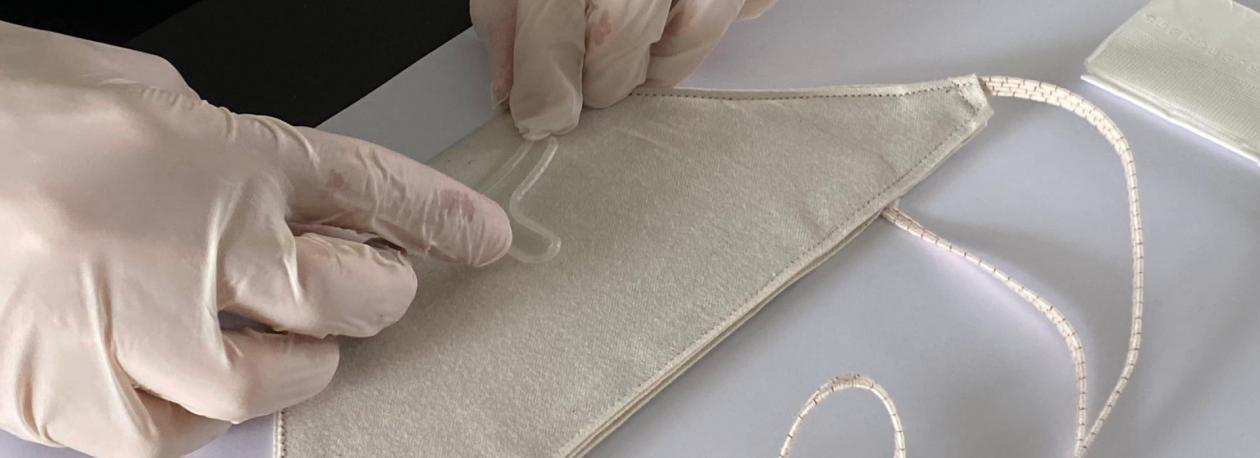 Imagem de Máscara de folha de bananeira desenvolvida na UMa premiada (áudio)