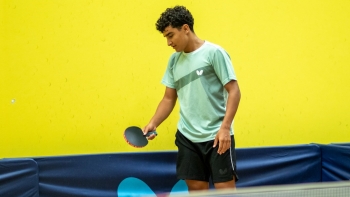 Imagem de Rodrigo Andrade considerado ao atleta jovem do ano no ténis de mesa regional