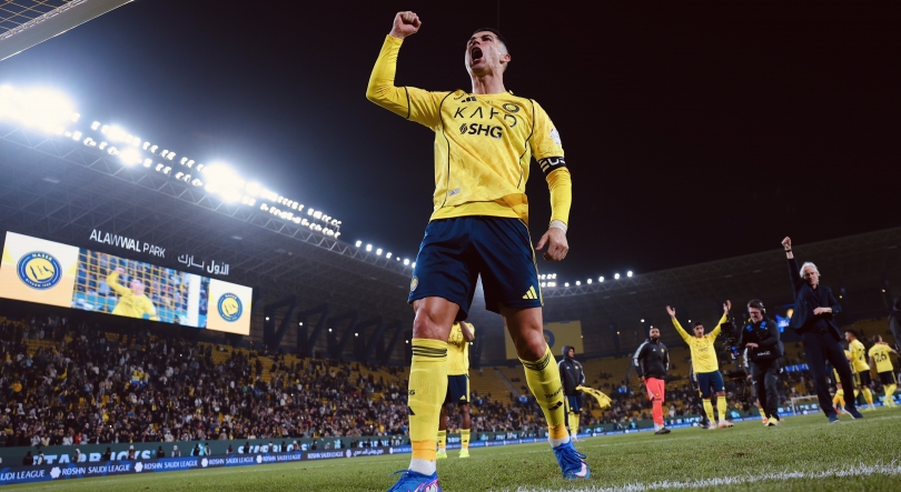 Imagem de CR7 marca na vitória do Al Nassr e fica a 40 golos dos 1000