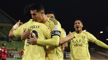 Imagem de Ronaldo volta a marcar na Liga Saudita