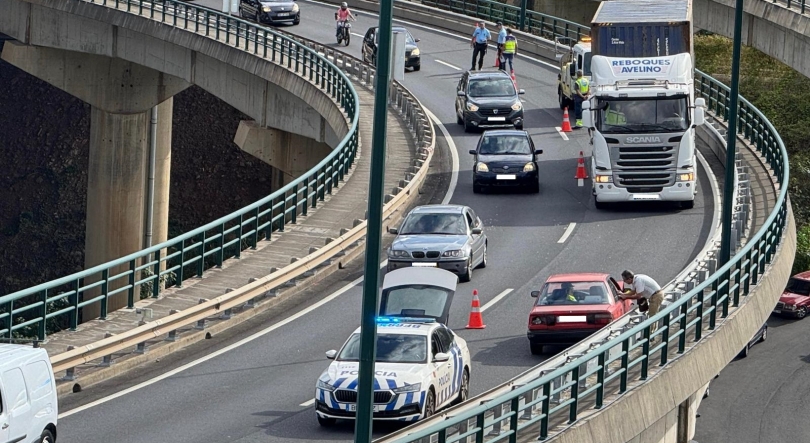 Imagem de 76 acidentes de viação na última semana