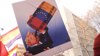 Imagem de Protestos contra a intervenção dos EUA registaram-se em vários pontos do mundo (vídeo)