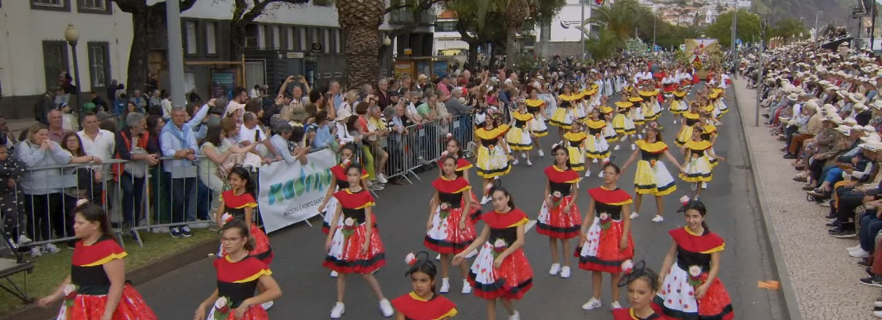 Imagem de Grupos surpreendidos com dois cortejos alegóricos (vídeo)
