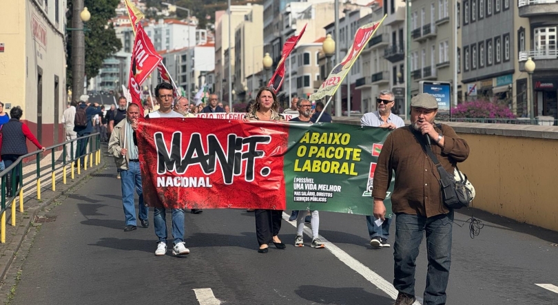 Imagem de Manifestação no Funchal contra o pacote laboral (áudio)