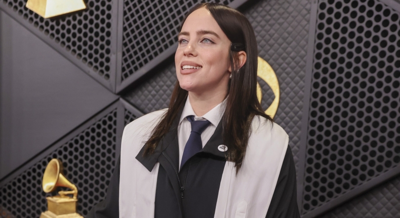 Imagem de Billie Eilish, Bad Bunny e Olivia Dean defendem imigrantes na noite dos Grammy