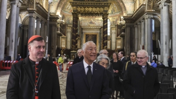 Imagem de Marcelo Rebelo de Sousa encontra-se hoje com o Papa no Vaticano