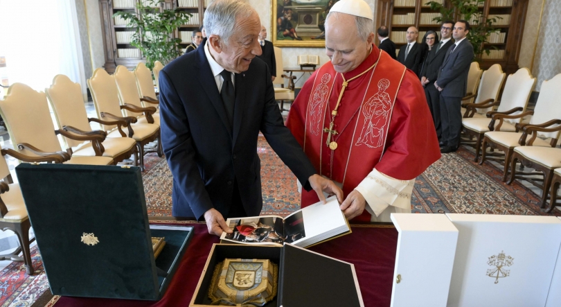 Imagem de Marcelo descreve Papa Leão XIV como “superiormente inteligente” e “muito racional”