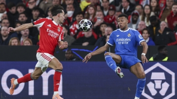 Imagem de Benfica perde com Real Madrid na 1.ª mão do play-off de acesso aos ‘oitavos’