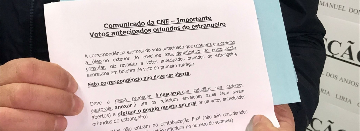 Imagem de Votos provenientes dos consulados não são contabilizados hoje (vídeo)