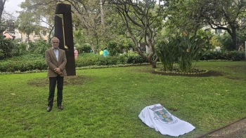 Imagem de Escultura homenageia os 176 anos da Banda Municipal do Funchal (áudio)