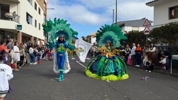 Imagem de Seis trupes saíram à rua para levar o Carnaval a Machico (vídeo)