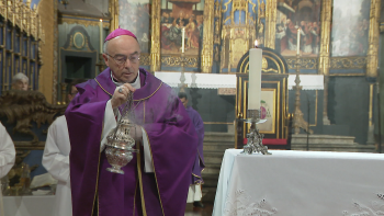 Imagem de Bispo celebrou a missa da quarta-feira de cinzas (vídeo)