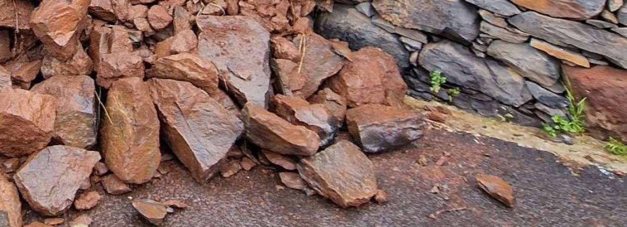 Imagem de Nova derrocada na Ladeira da Tabaiba leva a apelo à precaução