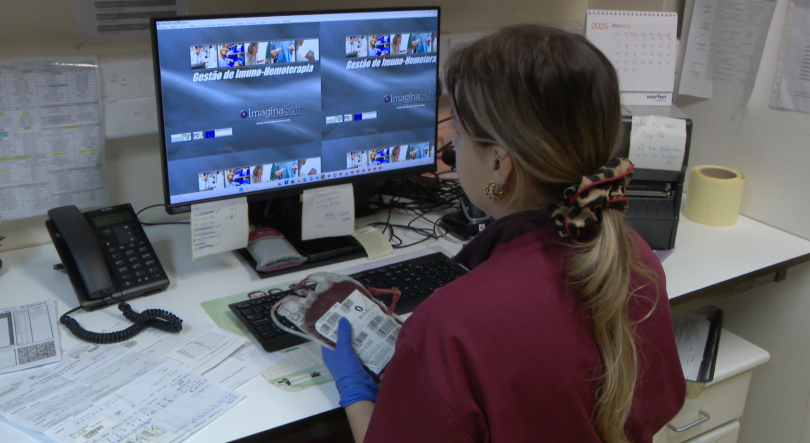 Imagem de Região tem atualmente cerca de três mil dadores de sangue (vídeo)