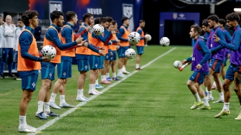 Imagem de Tomás Araújo e Samu Costa no ‘onze’ de Martínez em Atlanta