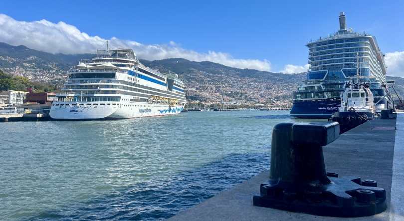Imagem de Porto do Funchal regista um dos dias mais movimentados da semana