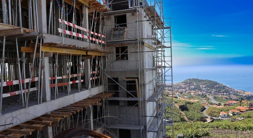 Número de edifícios concluídos na Madeira aumentou