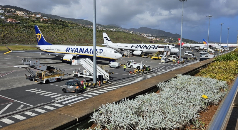 Imagem de Cerca de 40 voos cancelados no Aeroporto da Madeira devido ao vento forte