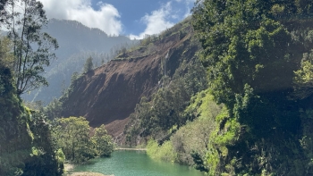 Imagem de Derrocada de grandes dimensões entre o Sítio das Balseiras e a Seara Velha (áudio)