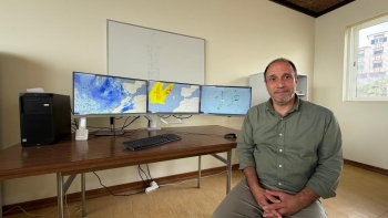 Imagem de Therese traz chuva, vento, trovoada e neve (vídeo)