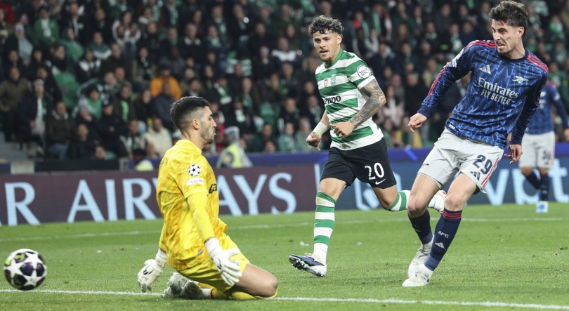 Imagem de Sporting perde com Arsenal nos ‘descontos’