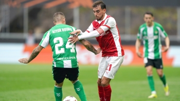 Imagem de Braga e Bétis empatam a um na ‘pedreira’